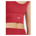 Červený dámský sportovní crop top Under Armour Meridian Fitted