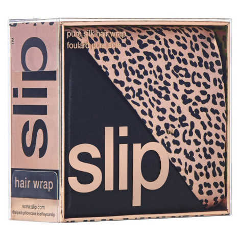 SLIP - Pure Silk Wild Leopard Scarf - Šátek do vlasů