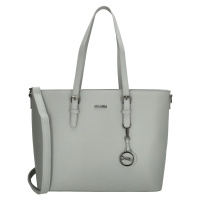 Dámská elegantní laptop taška Charm London Birmingham shopper 15,6 inch (38 cm) - světlá šedá