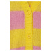 Dětský svetr s příměsí vlny United Colors of Benetton žlutá barva