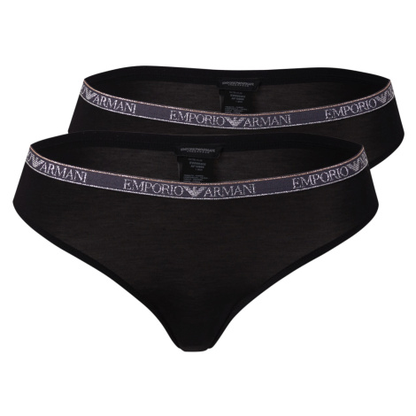 Emporio Armani Tanga černá