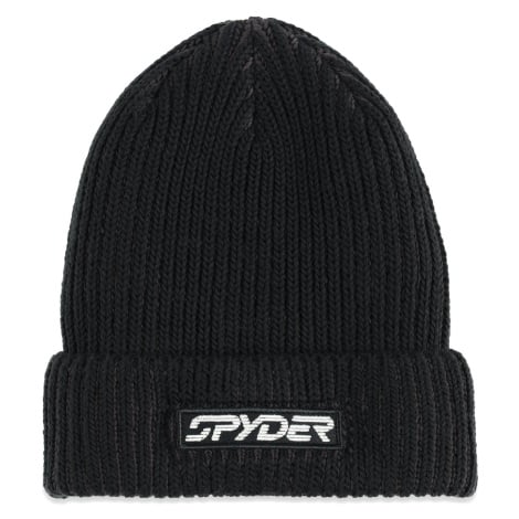 SPYDER - MEN GROOMERS HAT PÁNSKÁ PLETENÁ ČEPICE ČERNÁ