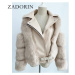 2v1 zimní bunda kožený křivák + kožich