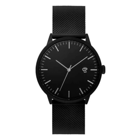 CHPO Nando Black Silver Unisex - Hodinky CHPO - Černá - 14232TT-One-size - Size: