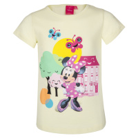 Minnie Mouse - licence Dívčí tričko - Minnie Mouse 210, žlutá Barva: Žlutá
