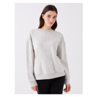 LC Waikiki Crew Neck Plain Long Sleeve Oversize Women's Sweatshirt