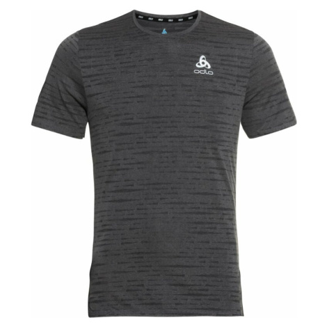 Odlo Zeroweight Engineered Chill-Tec Black Melange Běžecké tričko s krátkým rukávem