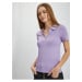 Světle fialové dámské úpletové polo tričko ORSAY