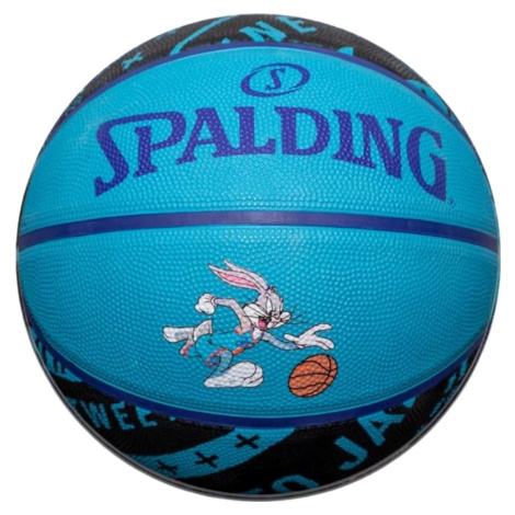 BASKETBALOVÝ MÍČ SPALDING SPACE JAM TUNE SQUAD BUGS BALL Tyrkysová