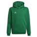 adidas ENTRADA 22 SWEAT HOODIE Juniorská fotbalová mikina, zelená, velikost