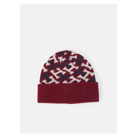 Tommy Hilfiger dámská vínová čepice AW0AW14271 OS