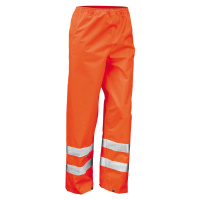 Result Unisex bezpečnostní reflexní kalhoty R022X Fluorescent Orange