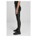 Ladies Highwaist Shiny Metallic Leggings - black