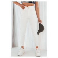 PAREI dámské džínové kalhoty bílé Dstreet UY1972