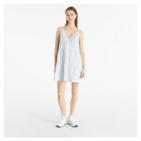 TOMMY JEANS Poplin Tiered Strappy Dress Shimmering Blue