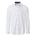 LIVERGY® Pánská business košile „Slim Fit“ (bílá/puntíky)