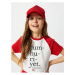 Koton / Girl's Hat and Cap with Cotton Printed 100th Anniversary Special