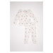 DEFACTO Baby Girl Fruit Patterned Long Sleeve Pajama Set