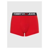 Pánské trenky LOGO WAISTBAND TRUNKS UM0UM02178XLG červená - Tommy Hilfiger