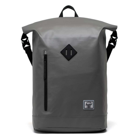 Batoh Herschel Roll Top Backpack šedá barva, velký, hladký
