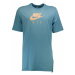 Tričko Nike Air Heritage Virus Modrá / Bronzová