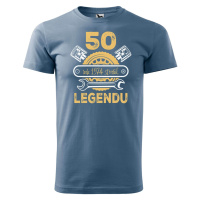 DOBRÝ TRIKO Pánské tričko s potiskem 50 let legenda