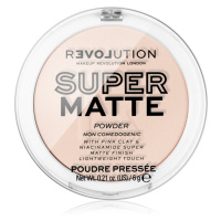 Revolution Relove Super Matte Powder matující pudr odstín Translucent 6 g