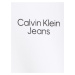 Bílá pánská mikina s potiskem na zádech Calvin Klein Jeans