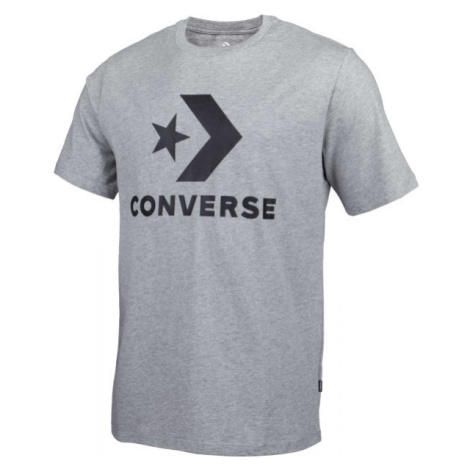 Converse STAR CHEVRON TEE Pánské tričko, šedá, velikost