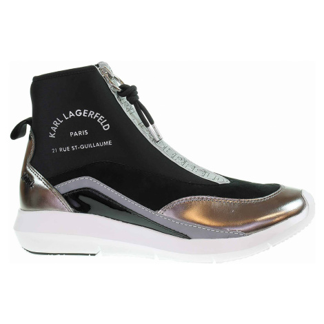 Dámská kotníková obuv Karl Lagerfeld KL61145 40S black lthr