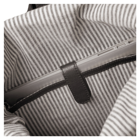 Bagind Roluy Misty - Praktický unisex batoh z černého canvasu s koženými detaily, ruční výroba, 