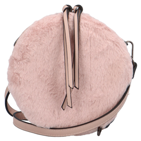 Dámská kožešinová kabelka růžová - Maria C Cheer růžová