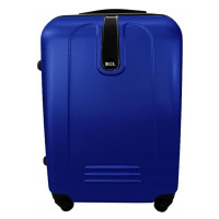 Rogal Tmavě modrý lehký plastový cestovní kufr 