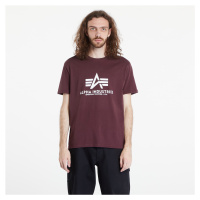 Tričko Alpha Industries Basic Tee Dark Wine