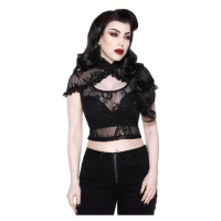 tričko dámské - Rena Lace Crop - KILLSTAR - KSRA003106