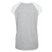 Tričko Urban Classics Ladies Contrast Raglan Tee - grey/white