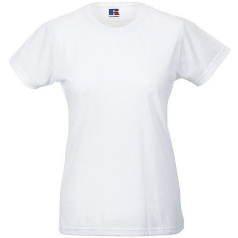 Dámské bavlněné měkčené tričko Slim fit Russell