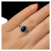OLIVIE Stříbrný prsten ONYX 8272