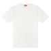 Tričko diesel t-must-slits-n t-shirt bílá