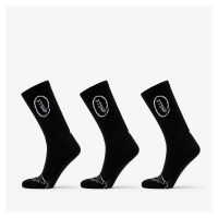 Ponožky Footshop High Crew Socks 3-Pack Black