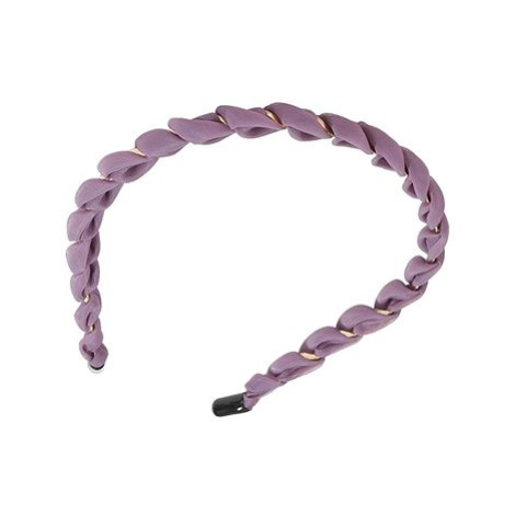 eCa O438 Čelenka do vlasů pletená fialová