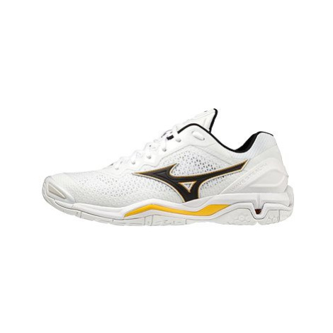 Mizuno Wave Stealth V / White / Black / Lemon Chrome