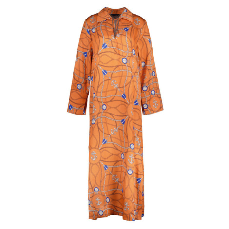 ŠATY GANT D2. SAILING PRINT DRESS oranžová