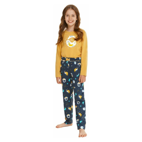 Dívčí pyžamo Sarah žluté Taro