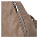 Módní dámský koženkový kabelko/batoh Litea, zemitá