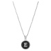 Troli Originální ocelový náhrdelník s písmenem E