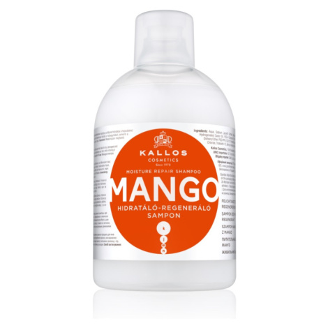 Kallos Mango hydratační šampon pro suché, poškozené a chemicky ošetřené vlasy 1000 ml