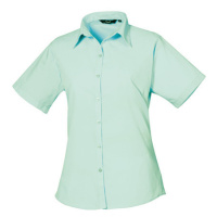 Premier Workwear Dámská košile s krátkým rukávem PR302 Aqua -ca. Pantone 344
