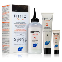 Phyto Color barva na vlasy bez amoniaku odstín 3 Dark Brown 1 ks