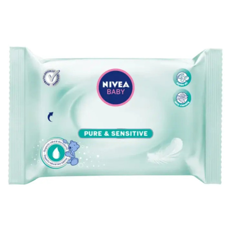 Nivea Baby čisticí ubrousky Sensitive 63 ks